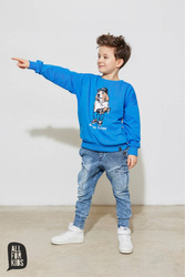 All For Kids Bluza Pies Niebieska