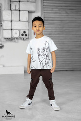 MashMnie T-shirt Wolfs Biały