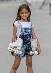 MashMnie Szorty Ogrodniczki Blue