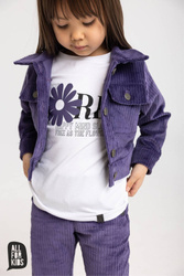 All For Kids Kurtka Sztruksowa Fiolet