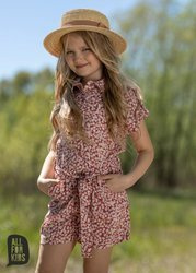 All For Kids Kombinezon Kwiaty