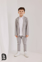 All For Kids Marynarka Boy Szary