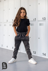 All For Kids Spodnie Jeans Szare