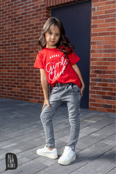 All For Kids Spodnie Jeans Szare