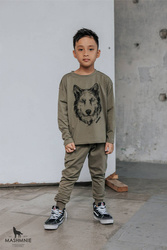 MashMnie Bluzka Longsleeve Khaki