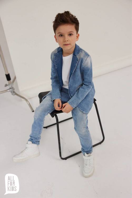 All For Kids Spodnie Jeans Blue