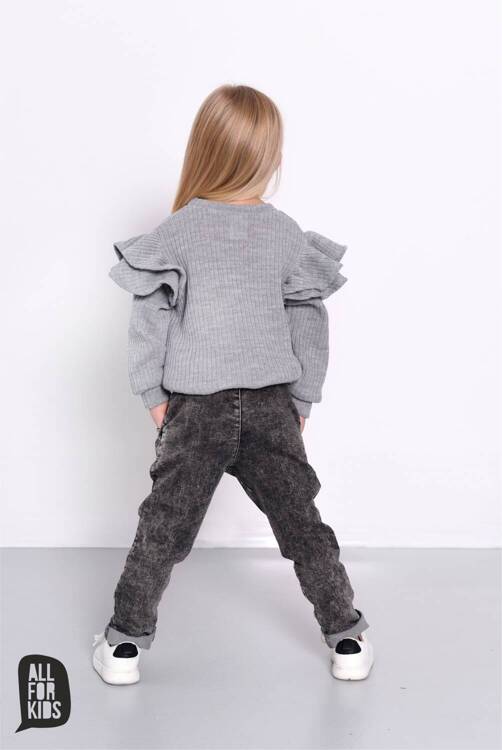 All For Kids Spodnie Jeans Szare