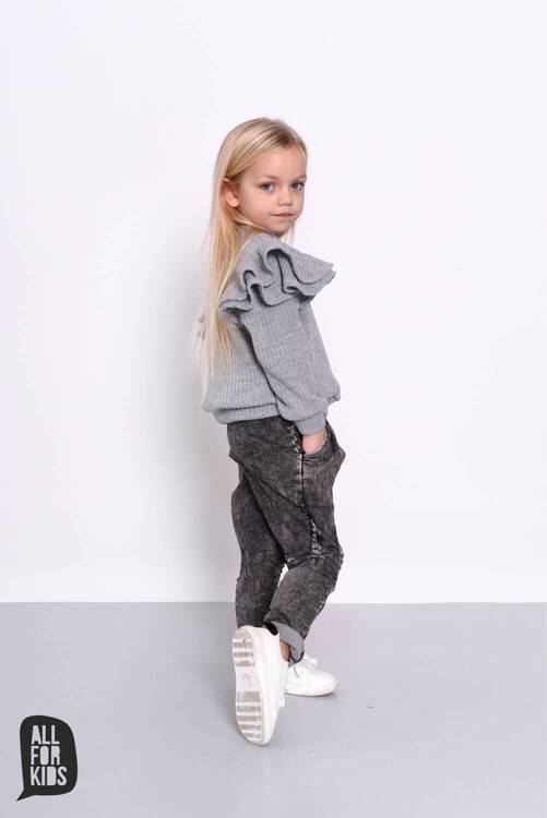 All For Kids Spodnie Jeans Szare