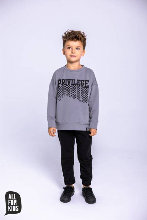 AllForKids Bluza Szara Privilege