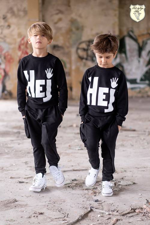 Kids By Voga Bluza czarna HEJ