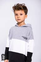 All For Kids Bluza Trzy Kolory Szary