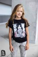 All For Kids T-shirt Girls Czerń